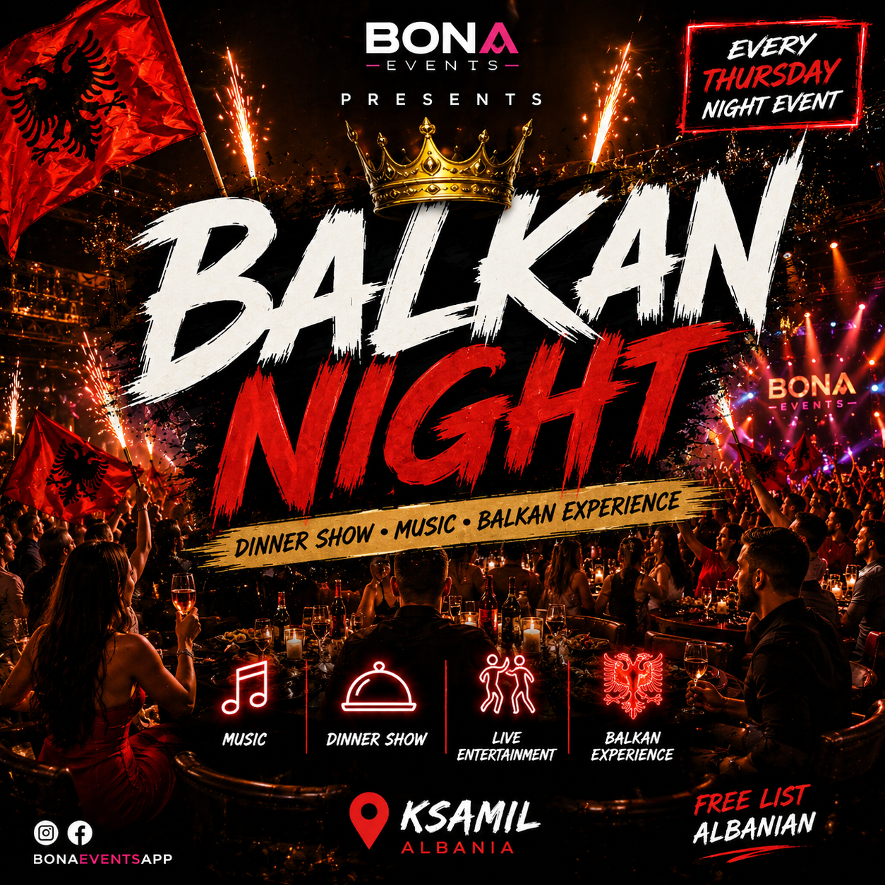 The Balkan Night + Dinner Show