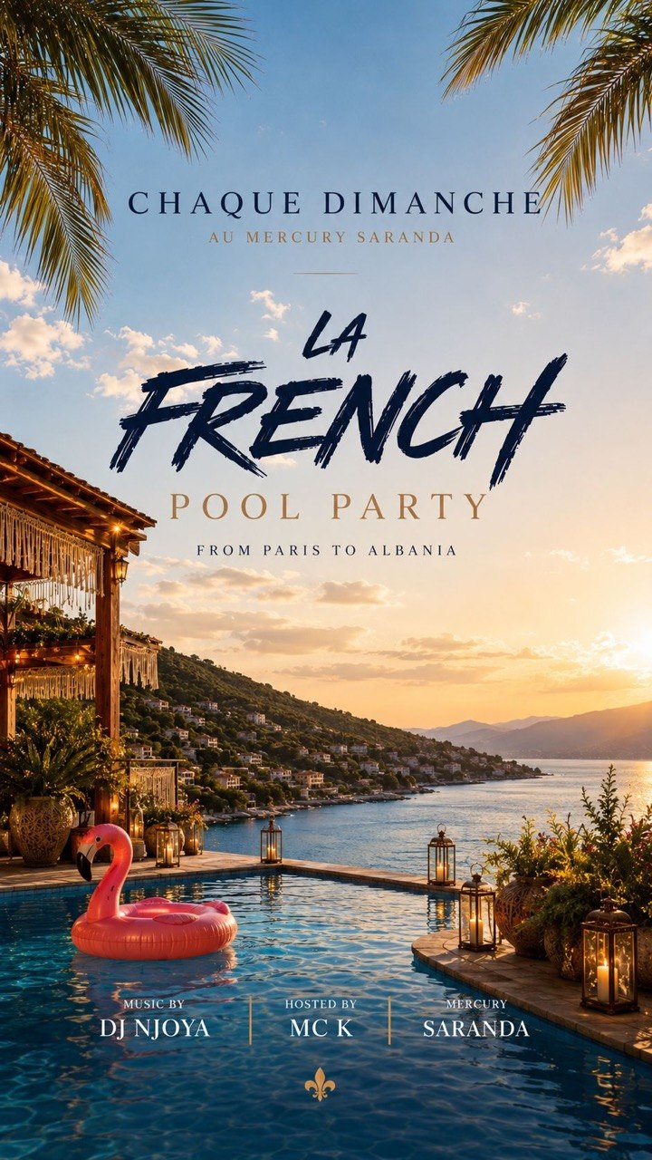 La French pool party