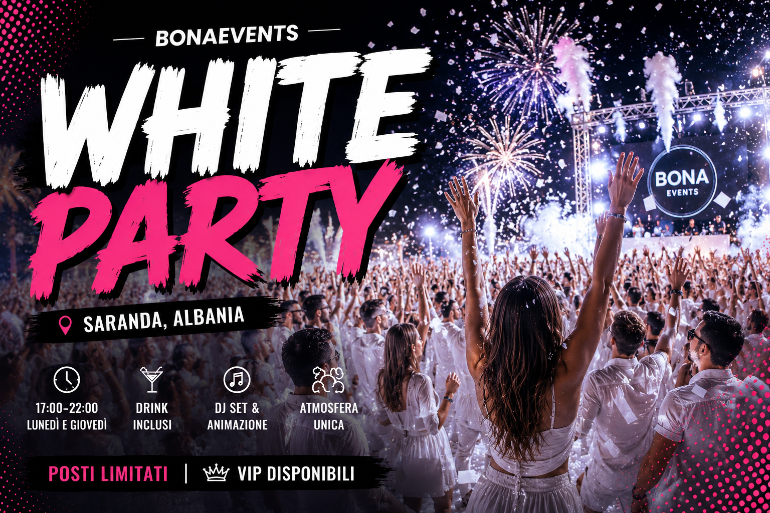 White Party + Dinner Show